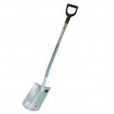 FORESTER Tempered square-point spade with metal shaft PREMIUM