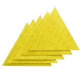 DRAUMET Papier perforowany trójkątny 285 mm - 5 sztuk