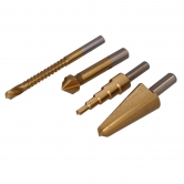 FASTER TOOLS Set of drill, cutter and countersink