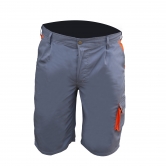PROTECT2U Защитни панталони къси светлосив / оранжев B-228